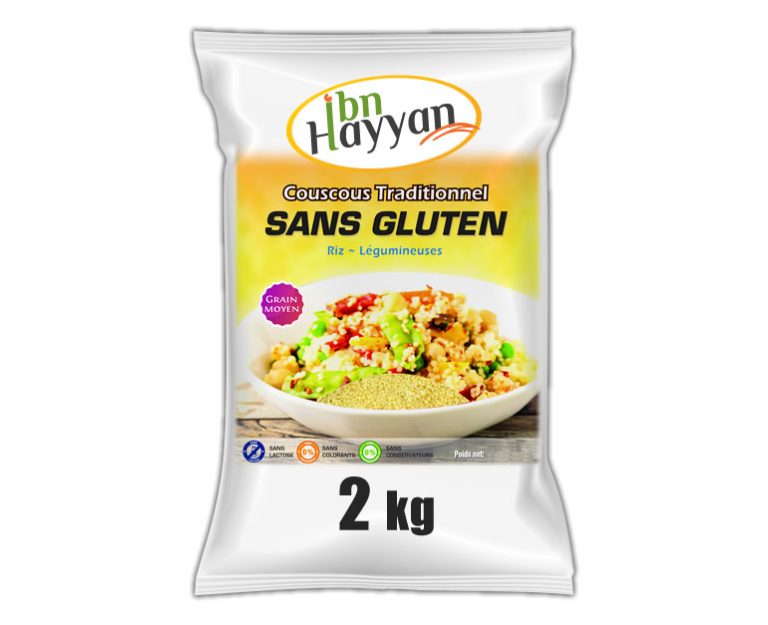 Couscous Traditionnel Sans Gluten (360g 2kg) • Ibn Hayyan Tunisie.