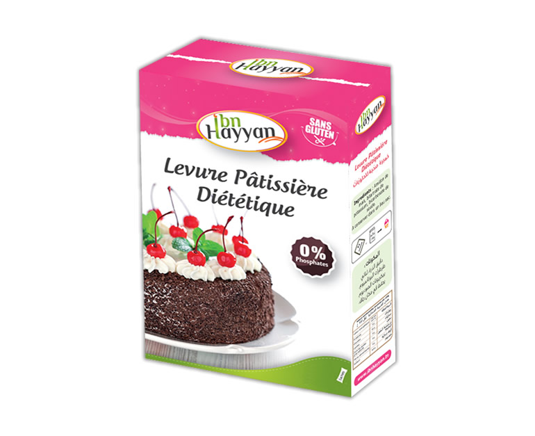 Levure Pâtissière Diététique Sans Gluten et Sans Phosphates • Ibn Hayyan  Tunisie.
