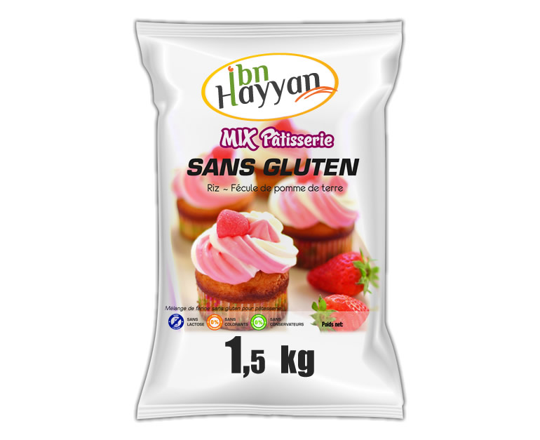 Mix Tout Usage Sans Gluten (1kg - 2,5kg) • Ibn Hayyan Tunisie.